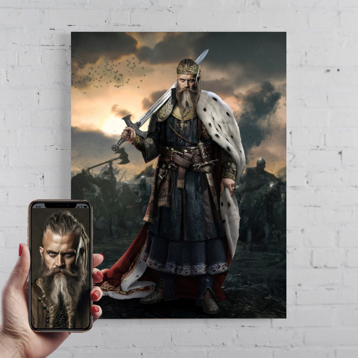 Portret personalizat - Rege Viking [1]