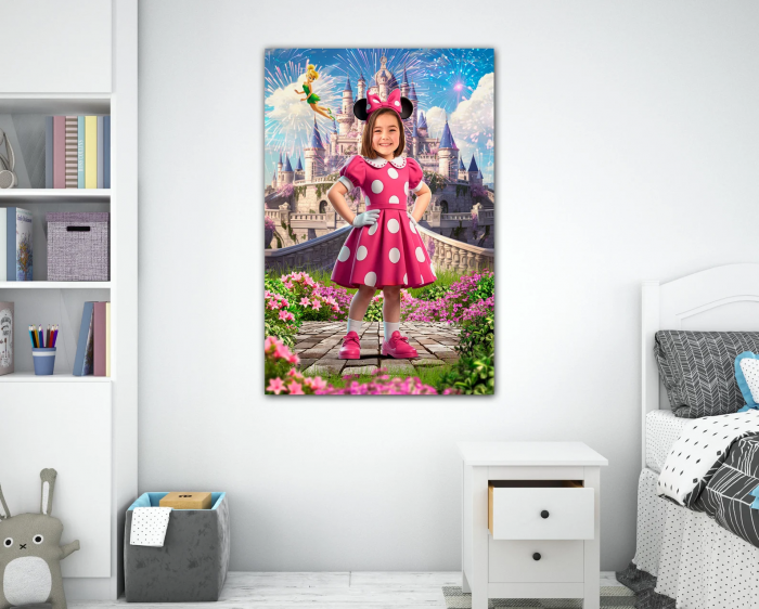 Portret personalizat - Fetita in Disneyland [3]