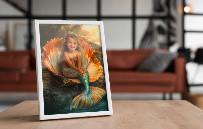 Portret personalizat - Mica Sirena [4]