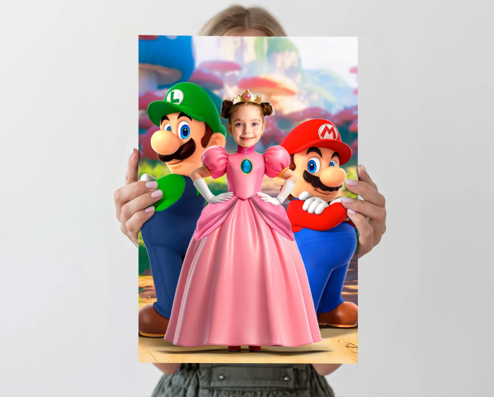Portret personalizat - Printesa Peach [2]
