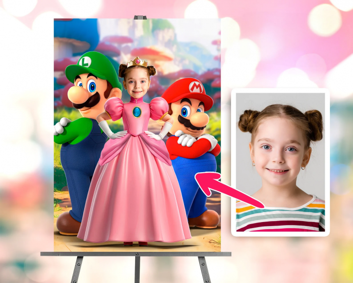 Portret personalizat - Printesa Peach [1]