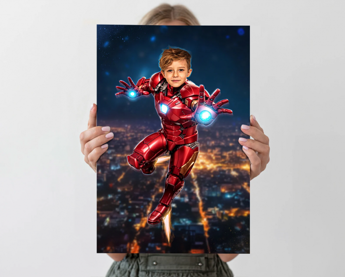 Portret personalizat - Micul Iron Man [3]
