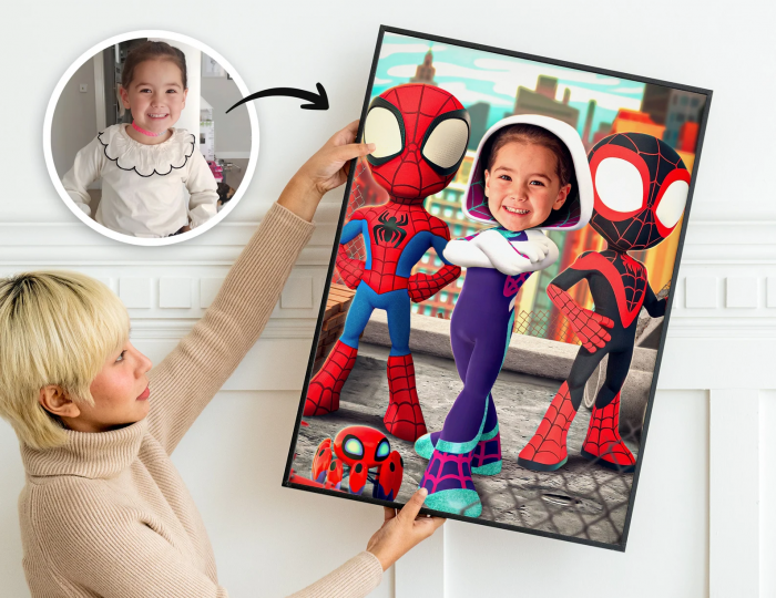 Portret personalizat - Spider Girl [2]