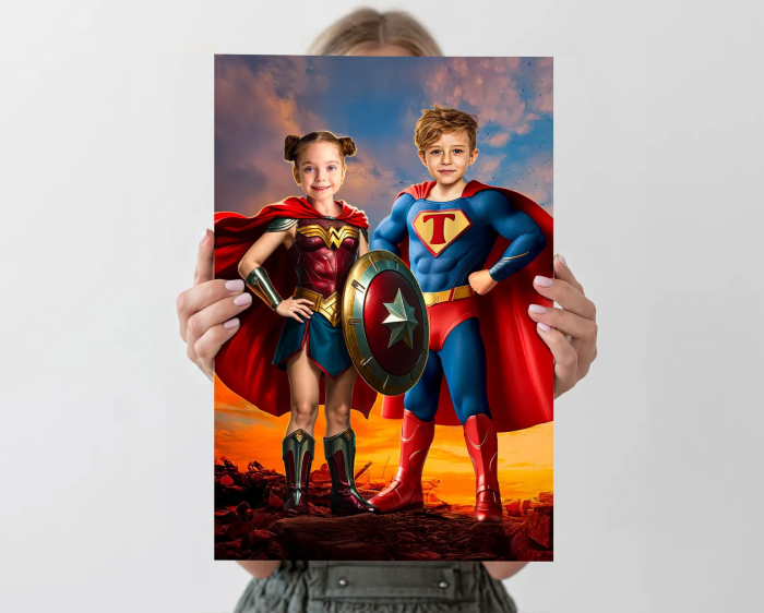 Portret personalizat - Copii Supereroi [2]