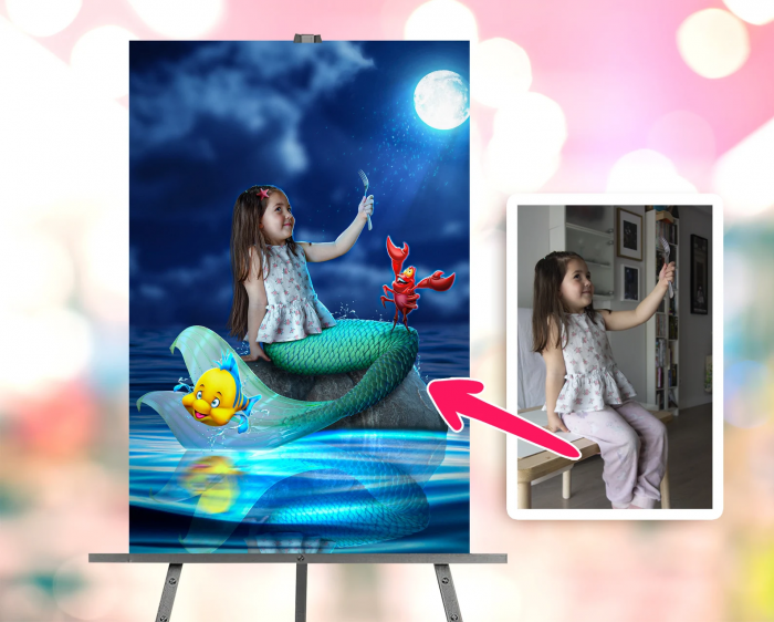 Portret personalizat - Mica Sirena [1]