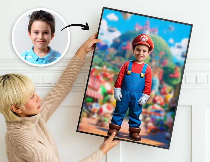 Portret personalizat - Mario [2]
