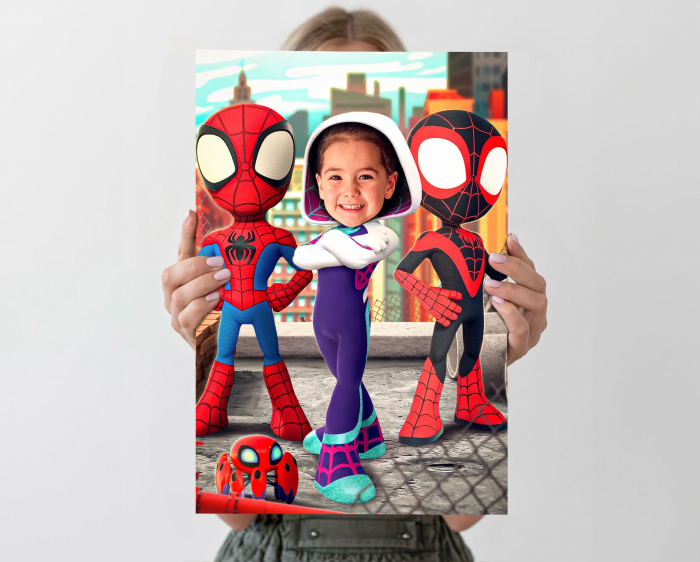 Portret personalizat - Spider Girl [3]