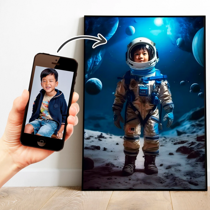Portret personalizat - Baiat Cosmonaut [1]