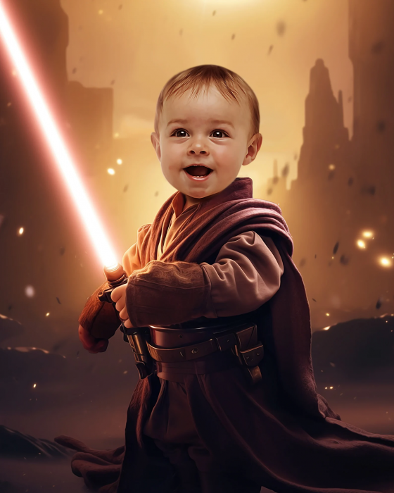 Portret personalizat - Micul Jedi [2]