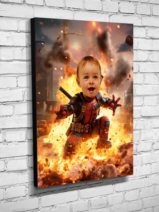 Portret personalizat - Micul Deadpool [2]