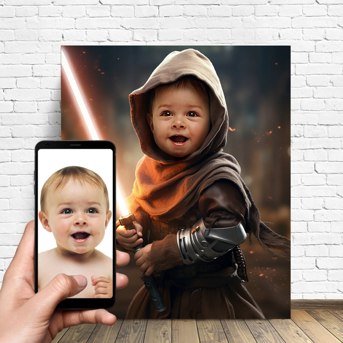 Portret personalizat - Micul Jedi [1]