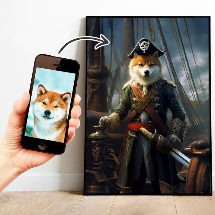 Portret personalizat - Catelul Pirat [1]