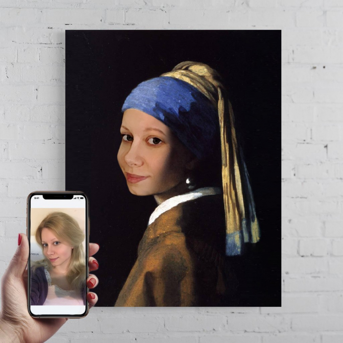 Portret personalizat - Fata cu cercel de perla [1]