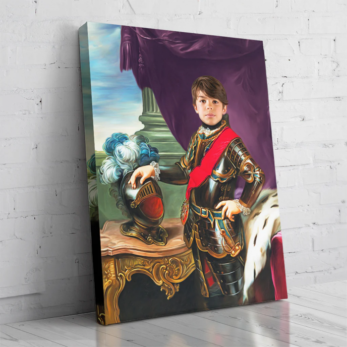 Portret personalizat - Baiat cu armura [2]