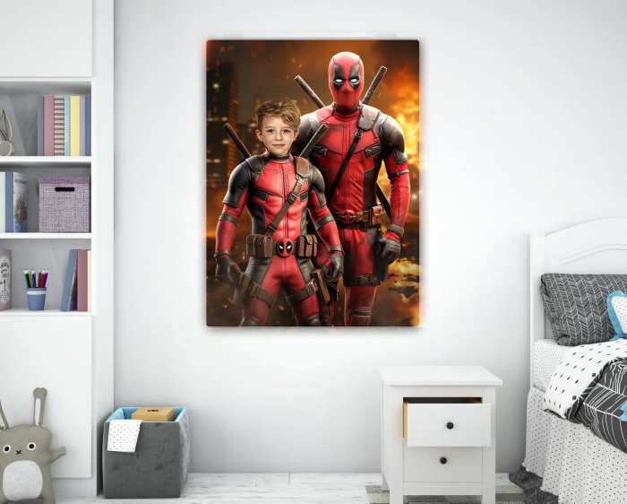 Portret personalizat - Micul Deadpool - Copie [4]