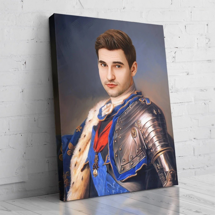 Portret personalizat - Print in armura [3]