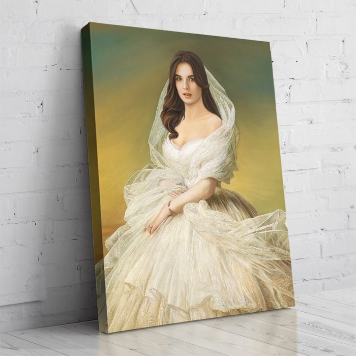 Portret personalizat - Printesa in alb [2]