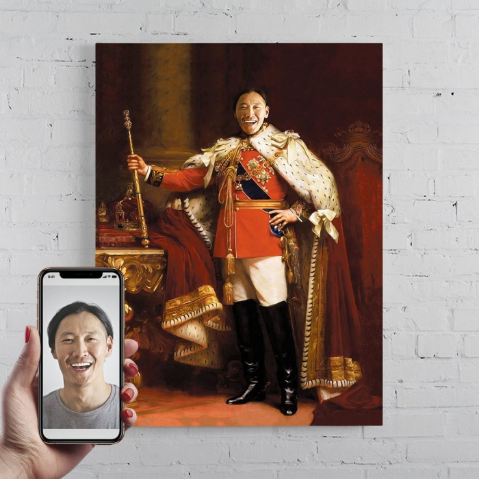 Portret personalizat - REGELE EDUARD VII [1]