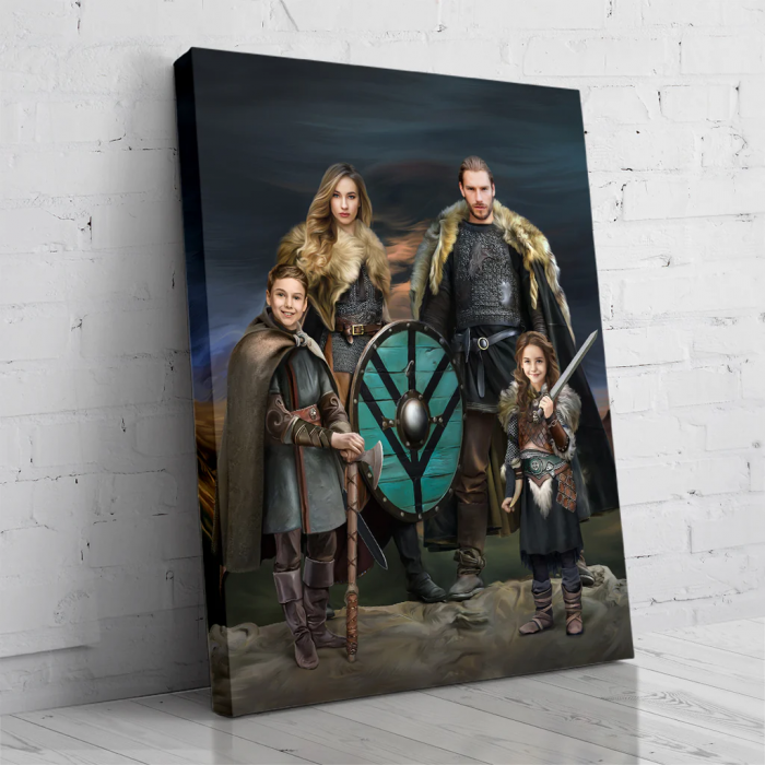 Portret personalizat - Familia de vikingi [2]