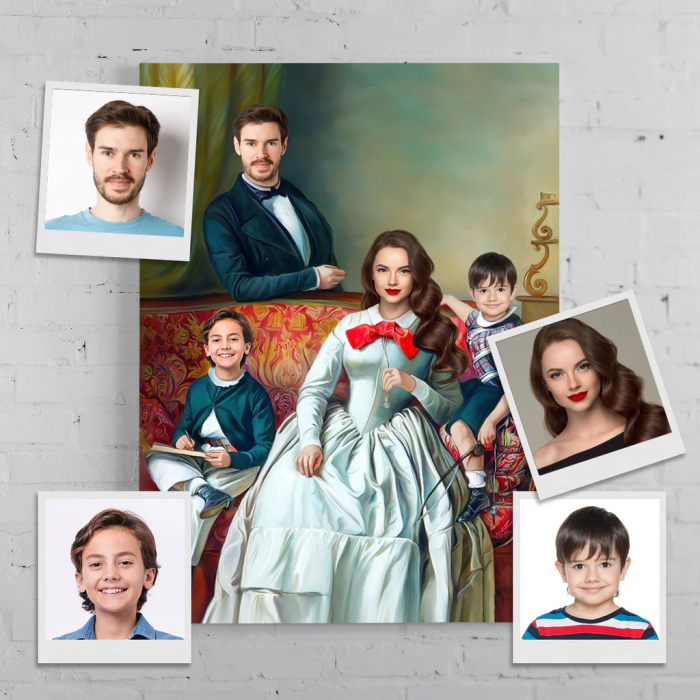 Portret personalizat - The Happy Family [1]