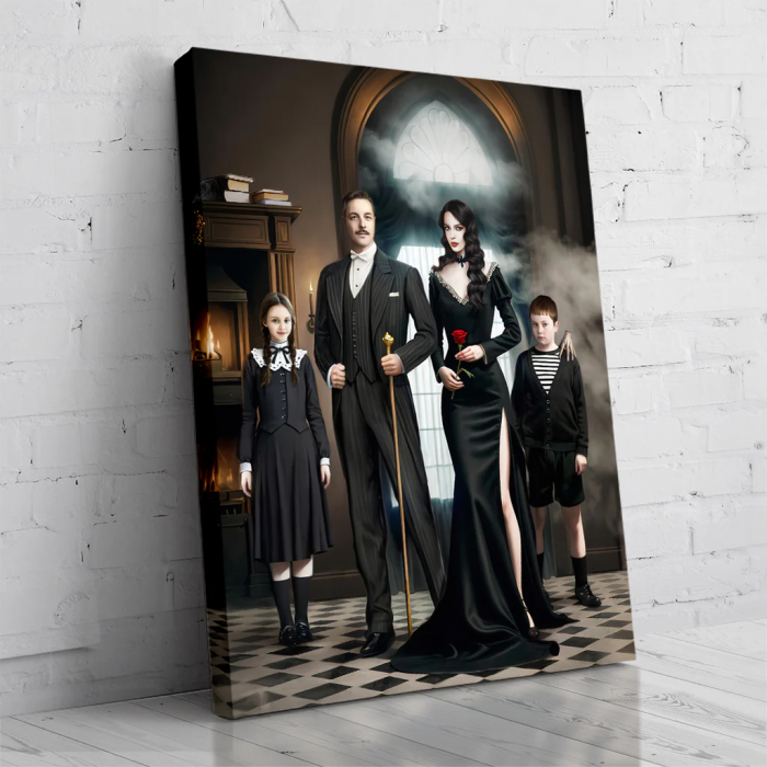 Portret personalizat - The Spooky Family [2]