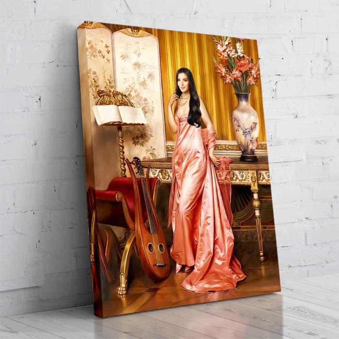 Portret personalizat - The Rosy Lady [2]