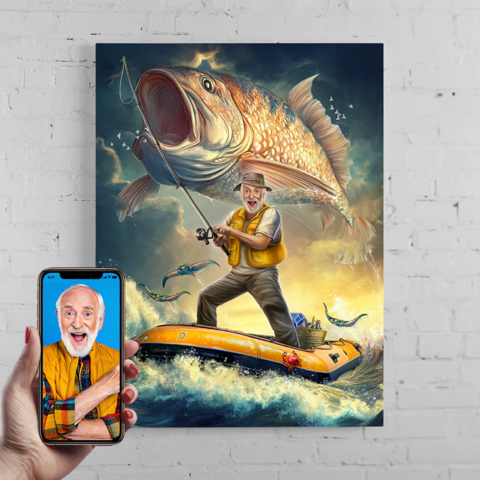 Portret personalizat - Super Pescarul [1]