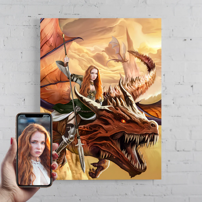 Portret personalizat - The Dragon Rider [1]