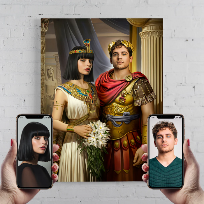 Portret personalizat - Cezar si Cleopatra [1]
