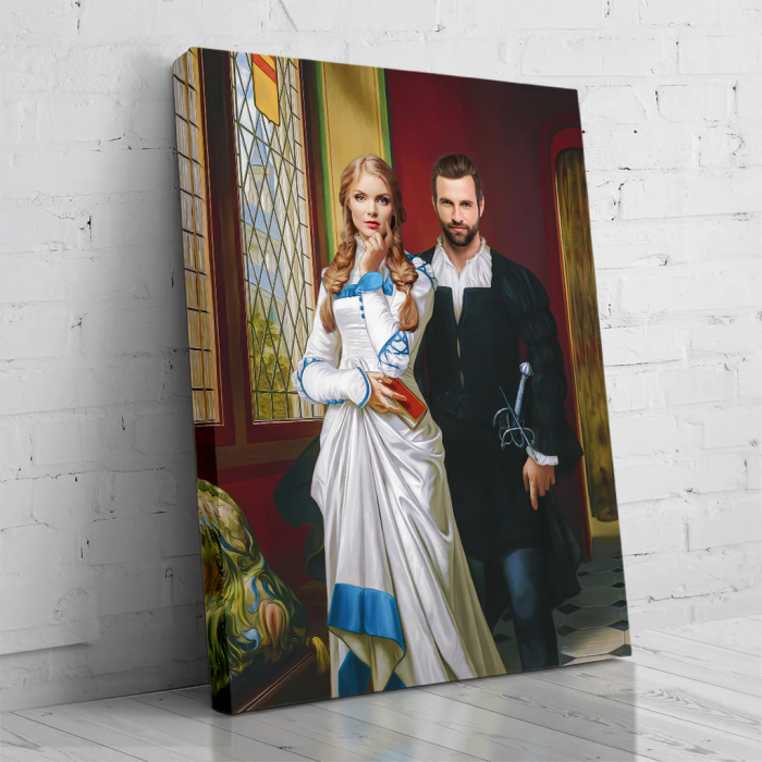 Portret personalizat - The Fair Lady & Her Guard [2]