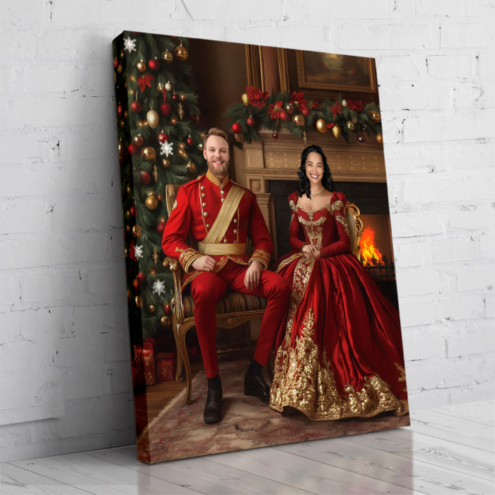 Portret personalizat - Cuplu Roial - Editia de Craciun [2]