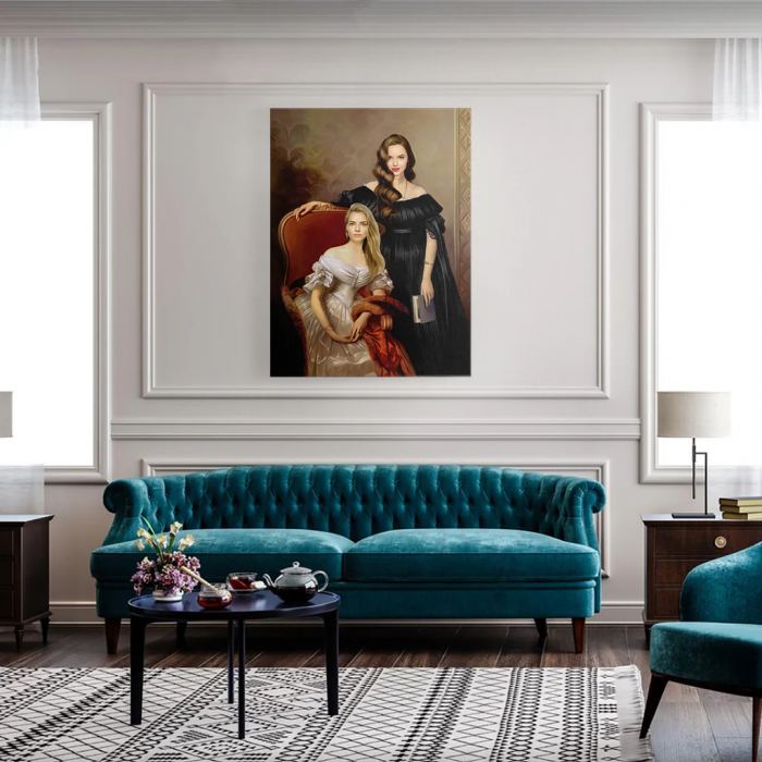 Portret personalizat - The Aristocratic Ladies [3]