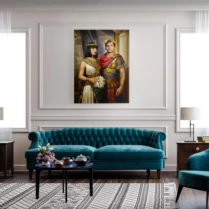 Portret personalizat - Cezar si Cleopatra [3]