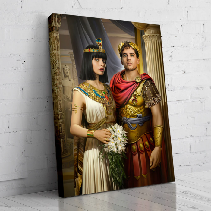 Portret personalizat - Cezar si Cleopatra [2]