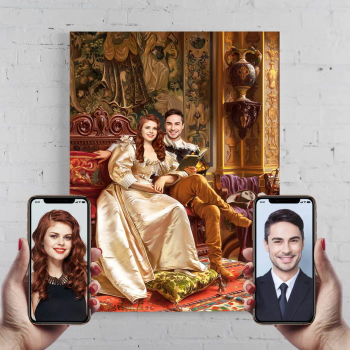 Portret personalizat - The Luxurious Couple [1]