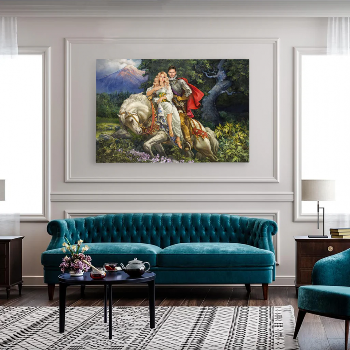 Portret personalizat - The Princess & Glorious Knight [3]