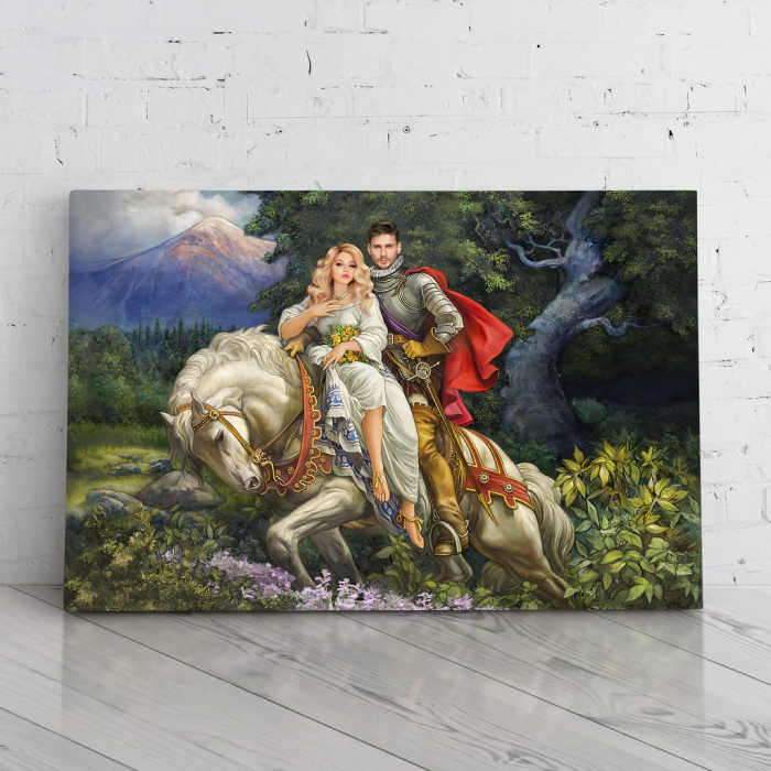Portret personalizat - The Princess & Glorious Knight [2]