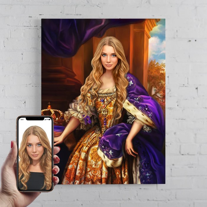 Portret personalizat - The Glorious Queen [1]