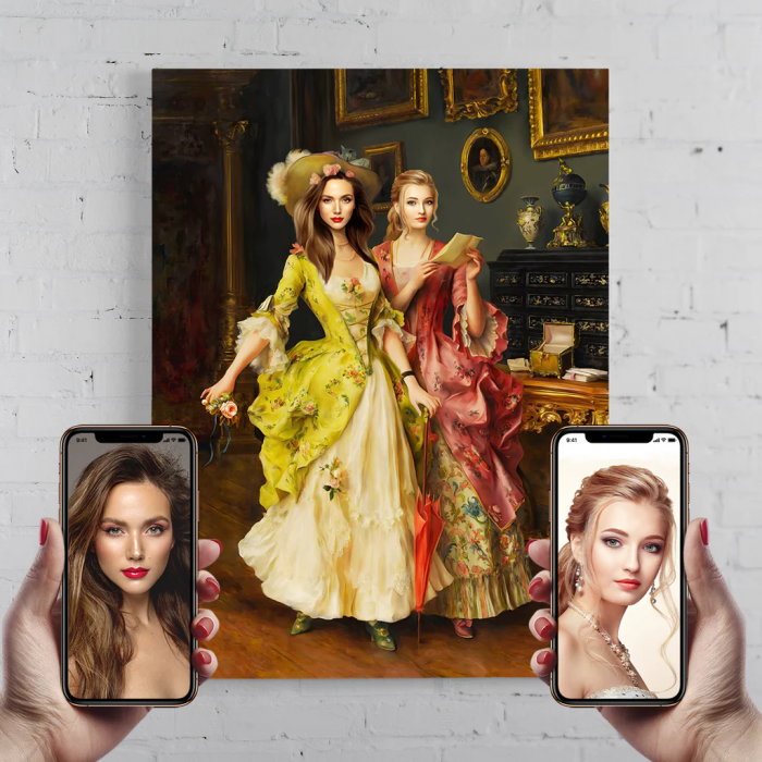 Portret personalizat - The Royal Ladies [1]
