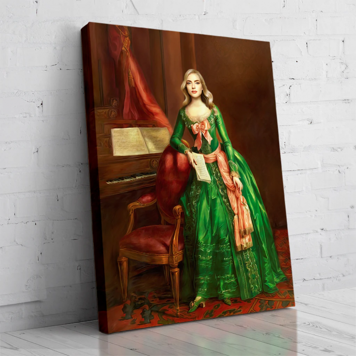 Portret personalizat - The Emerald Lady [2]