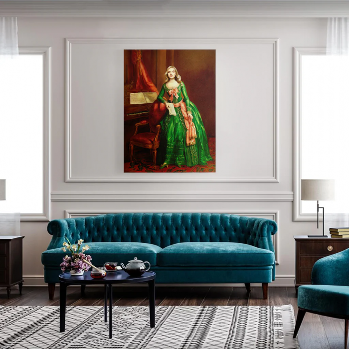 Portret personalizat - The Emerald Lady [3]