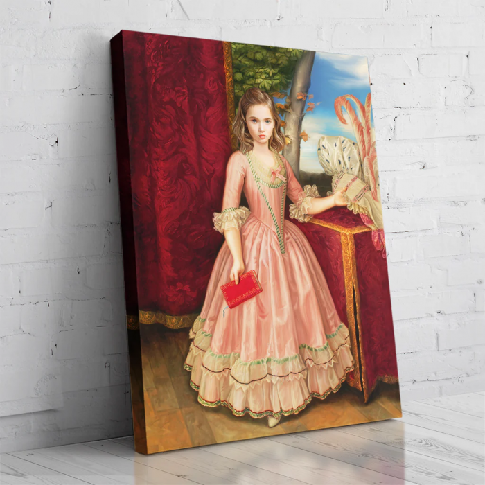 Portret personalizat - The Pink Princess [2]
