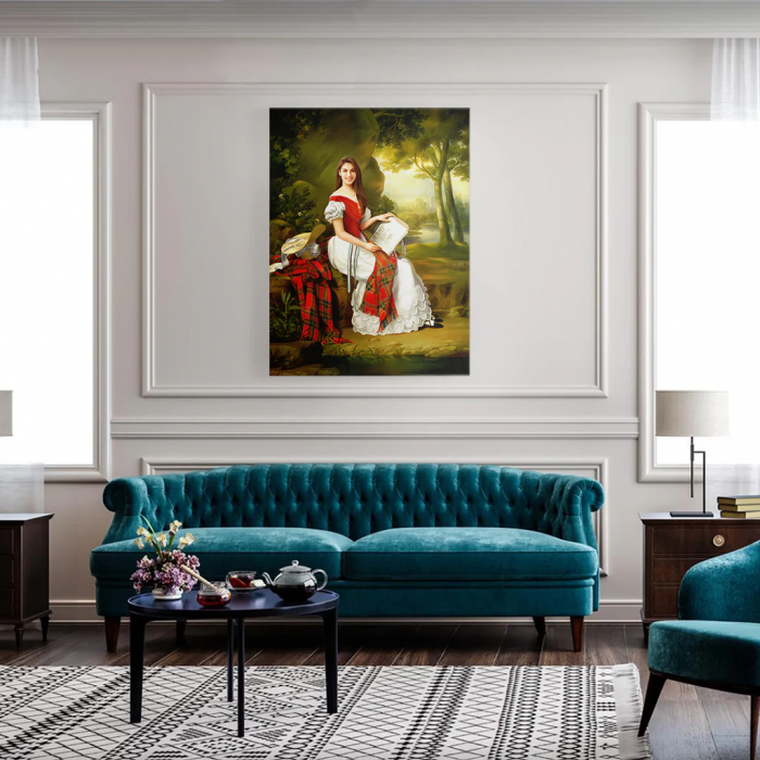 Portret personalizat - The Lady of the Highlands [3]