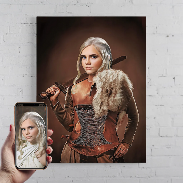 Portret personalizat - The Shield Maiden [1]