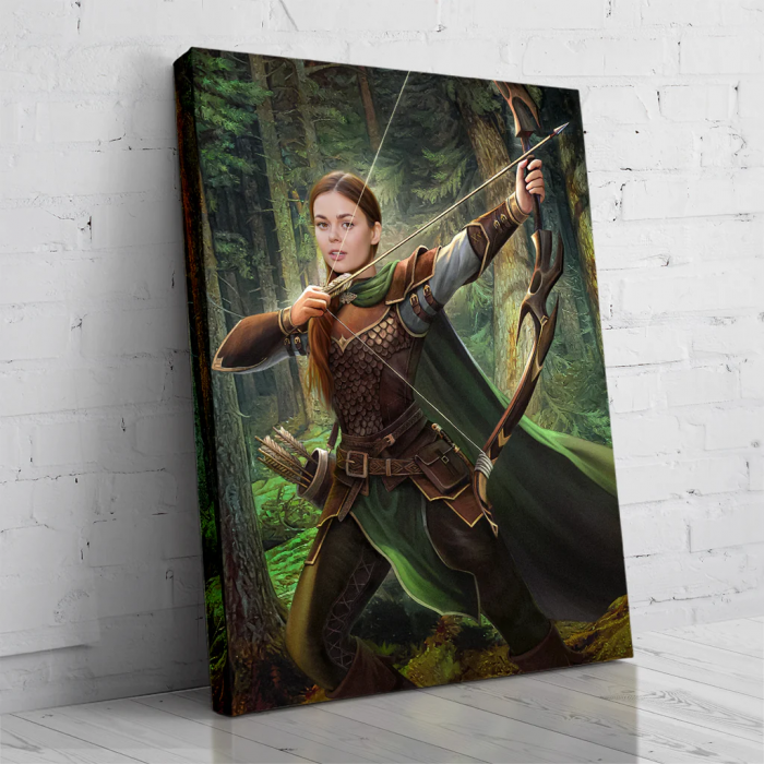 Portret personalizat - Wood Archer [2]