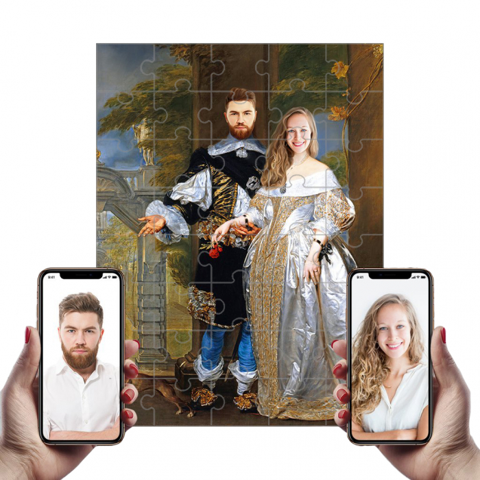 Puzzle cu Portret Personalizat - 2 persoane [1]