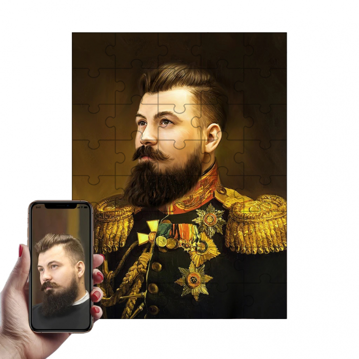 Puzzle cu Portret Personalizat - GENERAL DIN IMPERIUL RUS [1]