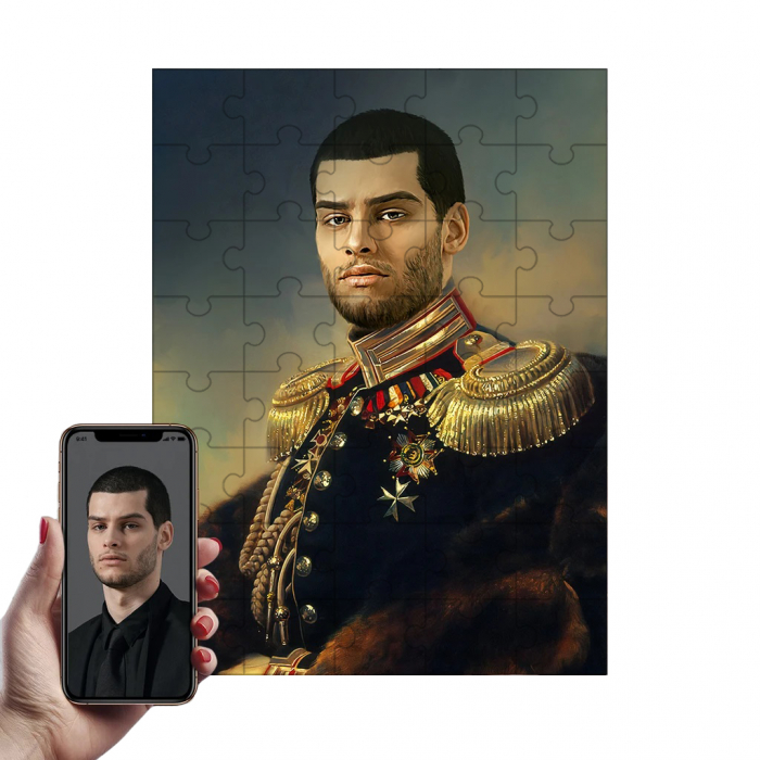Puzzle cu Portret Personalizat - Locotenent [1]