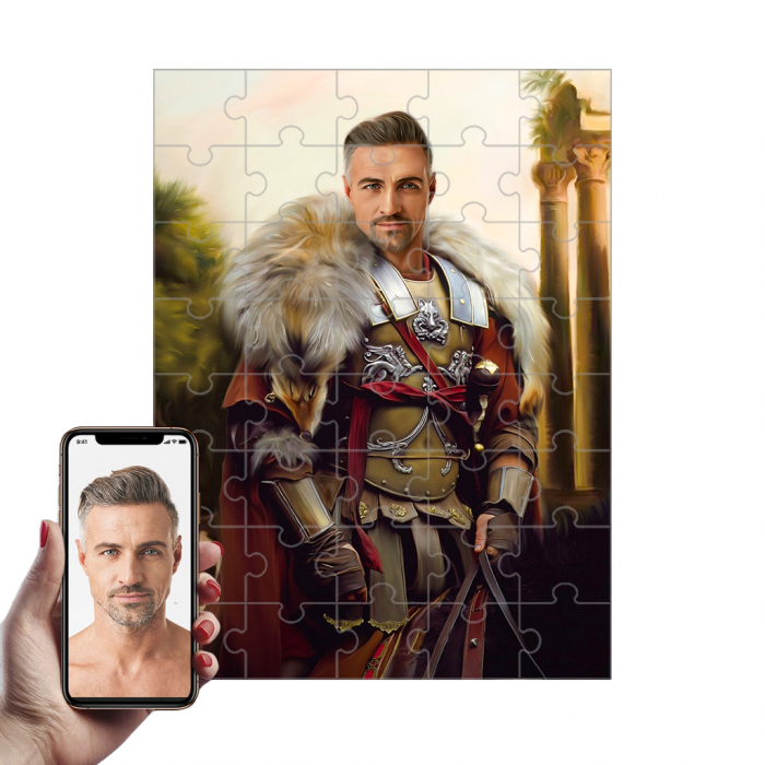 Puzzle cu Portret Personalizat - Razboinic [1]