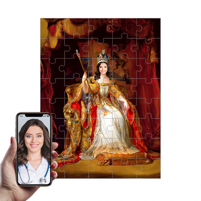 Puzzle cu Portret Personalizat - Regina [1]